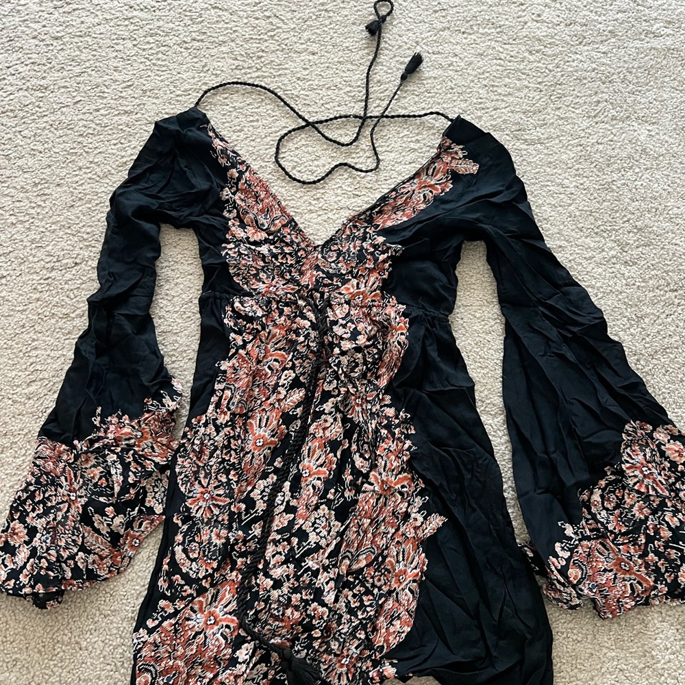Elegant Black and Pink Women's Dress